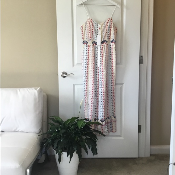 Red Carter Bailey Eyelet Jumpsuit - Picture 3 of 6